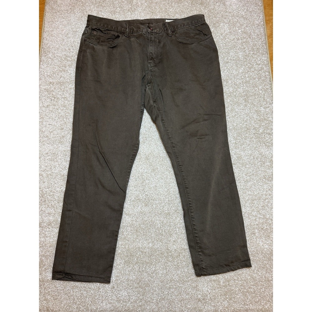Todd Snyder Stretch 5-Pocket Chino‎ Jeans Slim Fit Green 34X30 Designer Pants